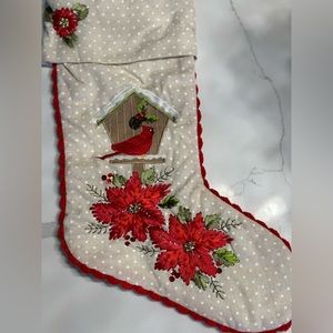 Christmas Stocking Cardinal
Poinsettia Bird house